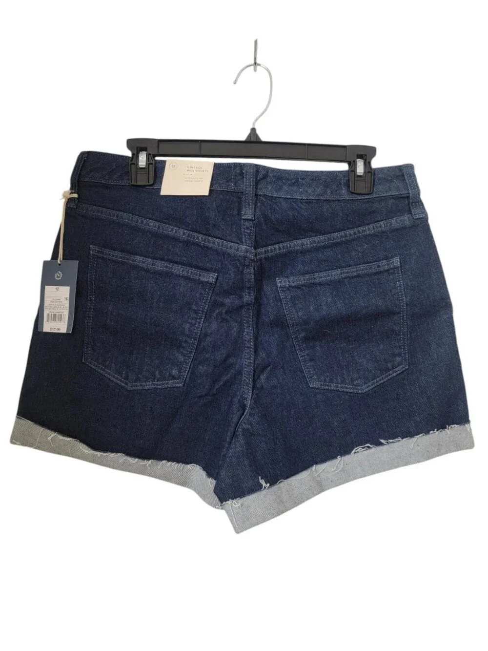 Universal Thread Size 12 Vintage Stretch Mini Shorts, Denim, NEW with Tag